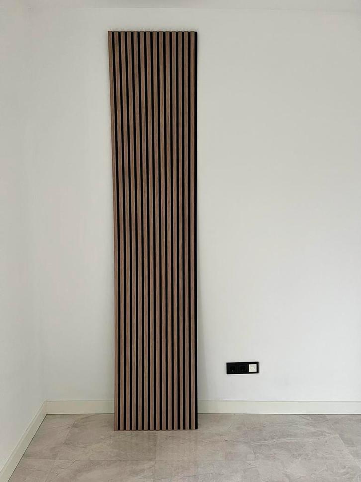 4x Akoestisch paneel walnut 2600x560x18 mm, Doe-het-zelf en Verbouw, Platen en Panelen, Nieuw, Hout, Minder dan 20 mm, Ophalen