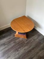 Bijzettafel blank eiken gelakt, Huis en Inrichting, Tafels | Bijzettafels, Ophalen, Gebruikt, Landelijk, Overige vormen