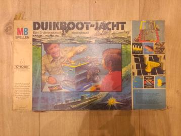 Duikboot-Jacht, vintage MB spel uit 1976 beschikbaar voor biedingen
