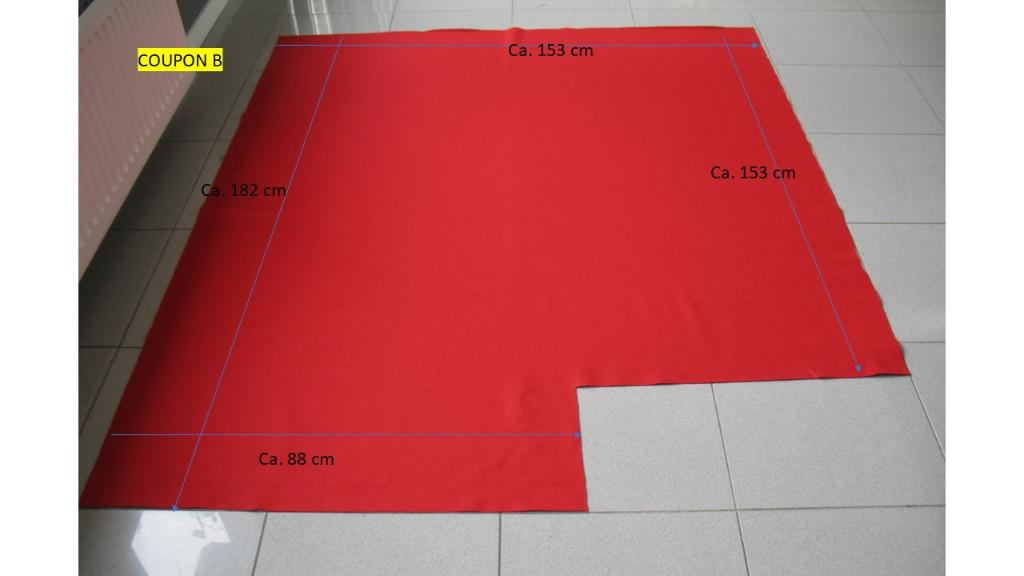 STOF VOOR DESIGN: Kvadrat Divina felrode meubelstof, Hobby en Vrije tijd, Stoffen en Lappen, Wol, 120 cm of meer, Nieuw, Ophalen of Verzenden