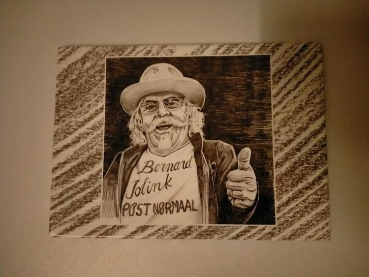 Normaal Bennie Jolink band artiest ansichtkaarten kaarten, Verzamelen, Muziek, Artiesten en Beroemdheden, Zo goed als nieuw, Foto of Kaart