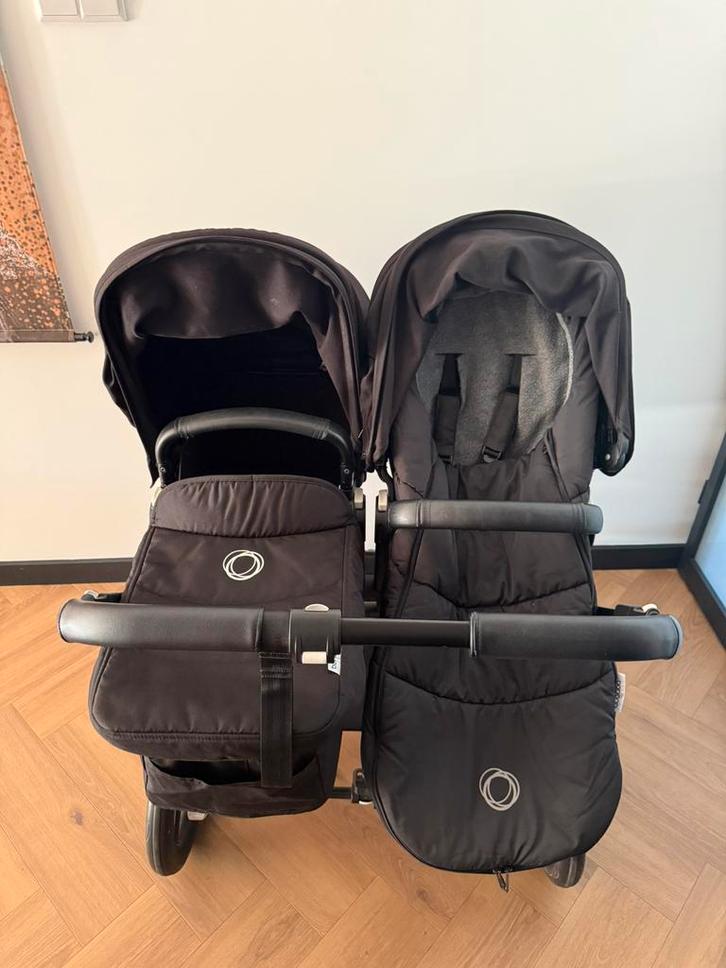 Bugaboo donkey 3, Kinderen en Baby's, Kinderwagens en Combinaties, Gebruikt, Combiwagen, Bugaboo, Duowagen, Verstelbare duwstang