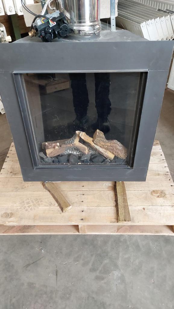 Mooie inbouw Gashaard, geheel compleet 67x65x30cm, Huis en Inrichting, Haarden, Gebruikt, Gashaard, Ophalen