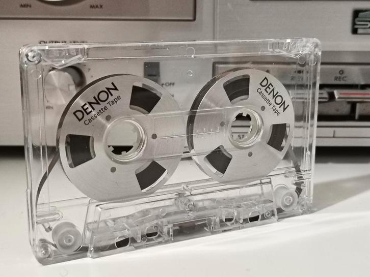 Denon Reel 2 Reel look cassette (nieuw, normal, 50min)., Cd's en Dvd's, Cassettebandjes, Nieuw in verpakking, Onbespeeld, Overige genres