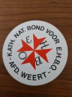 2118 E.H.B.O. Sticker Weert, Verzamelen, Speldjes, Pins en Buttons, Ophalen of Verzenden, Gebruikt, Overige onderwerpen, Speldje of Pin