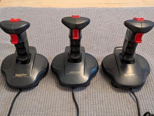 Set van 3 joysticks voor Commodore Msx etc, Computers en Software, Vintage Computers, Ophalen of Verzenden