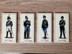 4x Tegel met Ceremoniele Kleding KMAR door de jaren heen, Ophalen of Verzenden, Marechaussee, Nederland, Overige typen