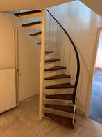 Retro wenteltrap staal, Doe-het-zelf en Verbouw, Ladders en Trappen, Ophalen, Gebruikt, Trap, 2 tot 4 meter
