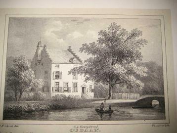 60 Breukelen  Huis Oudaan  Litho 1846 beschikbaar voor biedingen