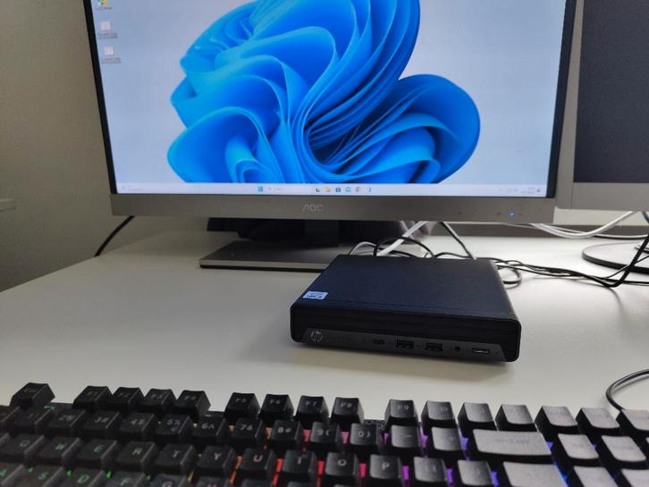 hp prodesk 400 g6 mini, Computers en Software, Desktop Pc's, Zo goed als nieuw, 3 tot 4 Ghz, SSD, 8 GB, Ophalen