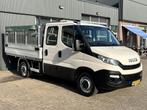 Iveco Daily 35S11D 2.3 DC 7 persoons 3500kg trekgewicht Airc, Auto's, Bestelauto's, 13 km/l, Euro 5, Gebruikt, Zwart
