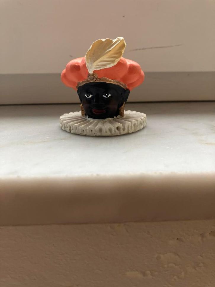Hoofdje beeldje Zwarte Piet, Diversen, Sinterklaas, Nieuw, Ophalen of Verzenden