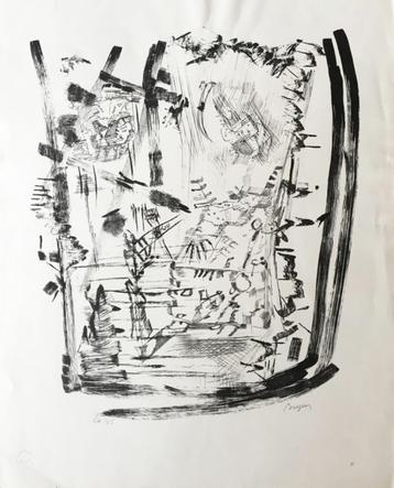 Camille Bryen - Untitled - Litho Handgesign. beschikbaar voor biedingen