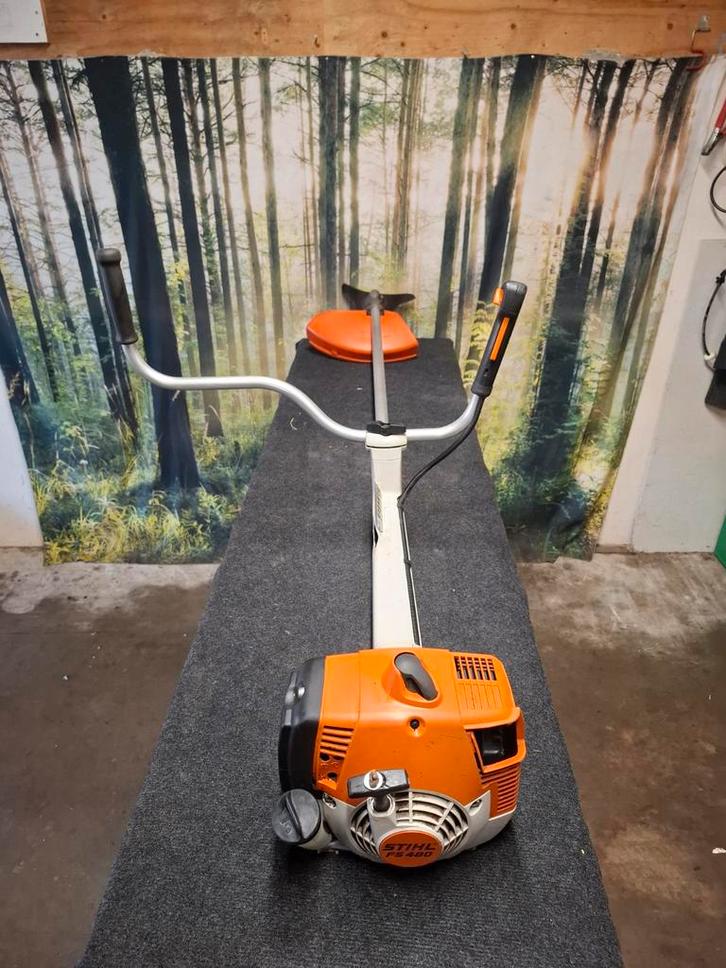 Stihl bosmaaier fs 480, Tuin en Terras, Bosmaaiers, Gebruikt, Benzine, 30 tot 50 cm, Ophalen