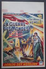 THE WAR OF THE WORLDS - vintage (1953) Belgische filmposter, Verzamelen, Ophalen of Verzenden, Gebruikt, Film, Poster