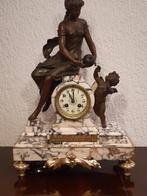 Franse marmeren pendule, grandioos mooi, Ophalen