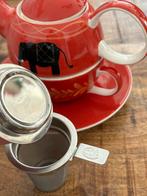 Theepot met Kop en Schotel Cha Cult, Ophalen, Keramiek, Zo goed als nieuw, Overige stijlen