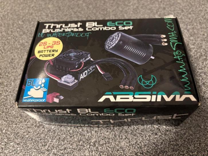Absima ThrusT Eco BL combo 2-3s / 540v / Dean - T / RTR, Hobby en Vrije tijd, Modelbouw | Radiografisch | Auto's, Zo goed als nieuw