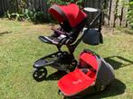 Kinderwagen/Combiwagen met autostoel, tas en regenhoes, Ophalen, Zo goed als nieuw, Combiwagen, Met autostoeltje