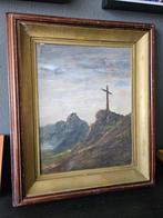 Religieus schilderij, kruis, Antiek en Kunst, Ophalen