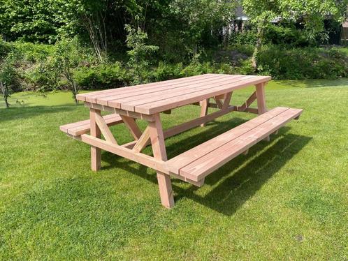 ZOMERACTIE: Douglas picknick tafels, Tuin en Terras, Picknicktafels, Nieuw, Rechthoekig, Hout, Inklapbaar, Ophalen