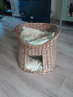 Gevlochten rieten kattenmand, Dieren en Toebehoren, Kattenmanden, Ophalen, Gebruikt, Riet