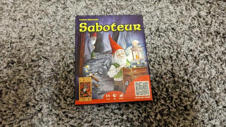 Kaartspel Saboteur, Hobby en Vrije tijd, Gezelschapsspellen | Kaartspellen, Gebruikt, Ophalen of Verzenden