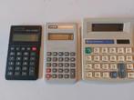 3 vintage calculators op solar-energie, Diversen, Rekenmachines, Ophalen of Verzenden, Zo goed als nieuw