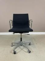 Vitra EA117 Eames EA 117 bureaustoel chroom & zwart hopsak, Huis en Inrichting, Ophalen, Gebruikt, Zwart, Bureaustoel