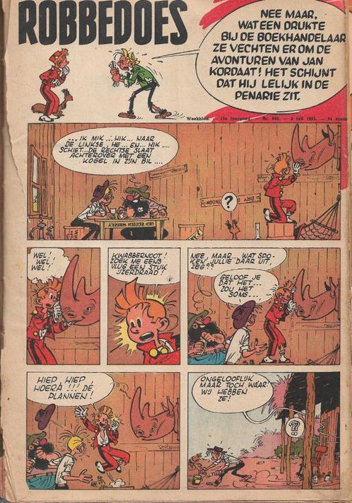 ROBBEDOES-ingebonden halve jaargangen 1953-1954-1955, Boeken, Stripboeken, Gelezen, Meerdere stripboeken, Ophalen of Verzenden