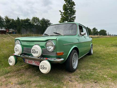 Simca 1000 GLS 1974 Rallye look, Auto's, Oldtimers, Particulier, Overige merken, Benzine, Sedan, Handgeschakeld, Origineel Nederlands