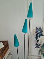Herda staande en wand lamp turquoise, Huis en Inrichting, Lampen | Vloerlampen, Ophalen, Zo goed als nieuw, Glas, 150 tot 200 cm