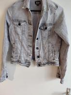 Spijkerjas mt s grijs, Ophalen of Verzenden, Zo goed als nieuw, Maat 38/40 (M), Grijs