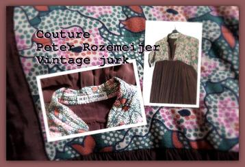Couture vintage jurk Peter Rozemeijer beschikbaar voor biedingen