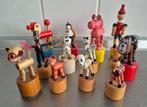 Drukpoppetjes, drukfiguurtjes 12x, Ophalen of Verzenden, Gebruikt