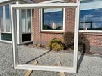 Weru kunststof kozijn met inzetbaar, RAL 9001, raam 6009, Doe-het-zelf en Verbouw, Ophalen, Zo goed als nieuw, Kunststof, Raamkozijn