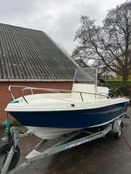 Speedboot console boot 90 pk mercury met trailer, Watersport en Boten, Ophalen, Zo goed als nieuw, Minder dan 70 pk, 3 tot 6 meter
