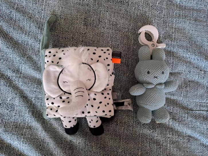Wandelwagen Speelgoedset - Knuffelboek & Hanger, Kinderen en Baby's, Speelgoed | Babyspeelgoed, Zo goed als nieuw, Overige typen