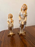 Twee schattige meisjesfiguren, Verzamelen, Beelden en Beeldjes, Ophalen, Zo goed als nieuw, Mens