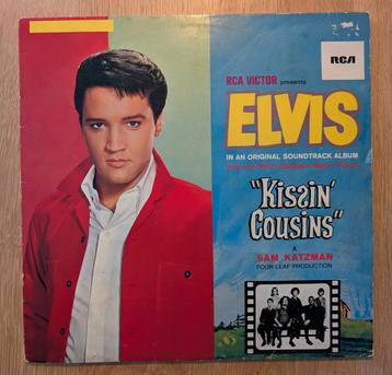 Elvis Presley "Kissin Cousins' met het zeldzame oranje label beschikbaar voor biedingen
