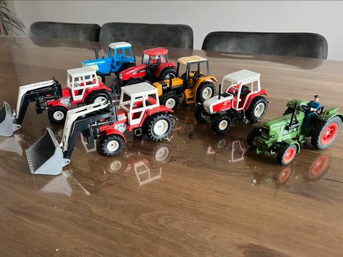 Verzameling Siku tractors MF Renault Ford Steyr Case Deutz, Hobby en Vrije tijd, Modelauto's | 1:32, Zo goed als nieuw, Tractor of Landbouw