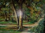 Schilderij "het Haagsche Bos", Ophalen of Verzenden