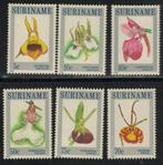 A158 Suriname 382/87 postfris Bloemen, Postzegels en Munten, Postzegels | Suriname, Verzenden, Postfris