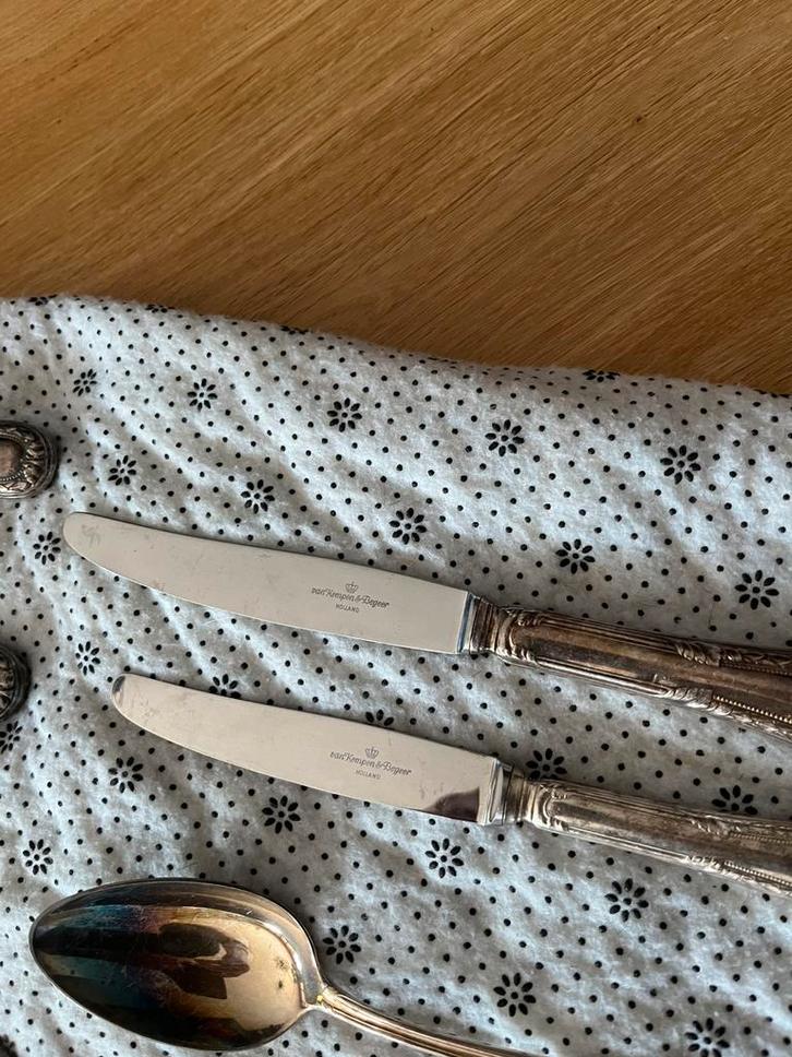 Verzilverd bestek kempen en begeer, Huis en Inrichting, Keuken | Bestek, Zilver, Ophalen
