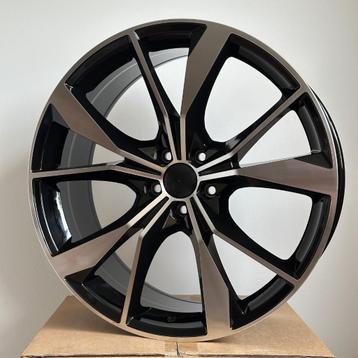 21' Velgen voor Volkswagen Tiguan Zwart + Polished Misano beschikbaar voor biedingen