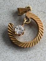 14 Karaat Gouden Hanger met Briljantgeslepen Steen, gold, Verzenden