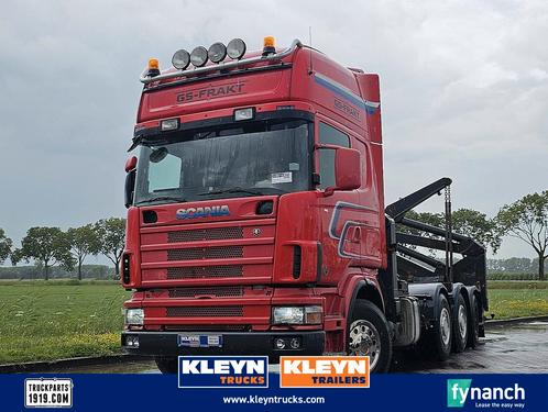 SCANIA R164.480 side loader, Auto's, Vrachtwagens, Bedrijf, Te koop, ABS, Airconditioning, Cruise Control, Trekhaak, Scania, Diesel