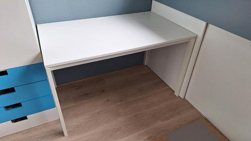Melltrop eettafel/bureau van Ikea (wit), Huis en Inrichting, Bureaus, Zo goed als nieuw, Bureau, Ophalen