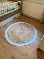 Rieten xenos kleedje, Huis en Inrichting, Stoffering | Tapijten en Kleden, Ophalen, Riet, Gebruikt, Beige