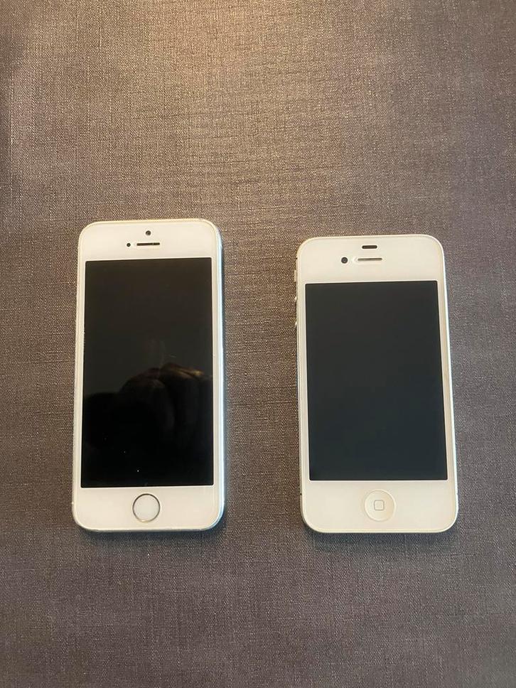 Iphone 4S & 5S, Telecommunicatie, Mobiele telefoons | Apple iPhone, Zo goed als nieuw, 16 GB, iPhone 5S, Wit, Verzenden